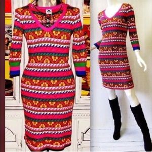 Betsey Johnson rare vintage sweater dress!